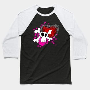 Halloween skull Baseball T-Shirt